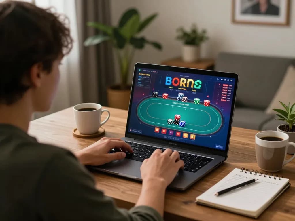 Engaging online poker gameplay on c168mov as player actively participates from home.