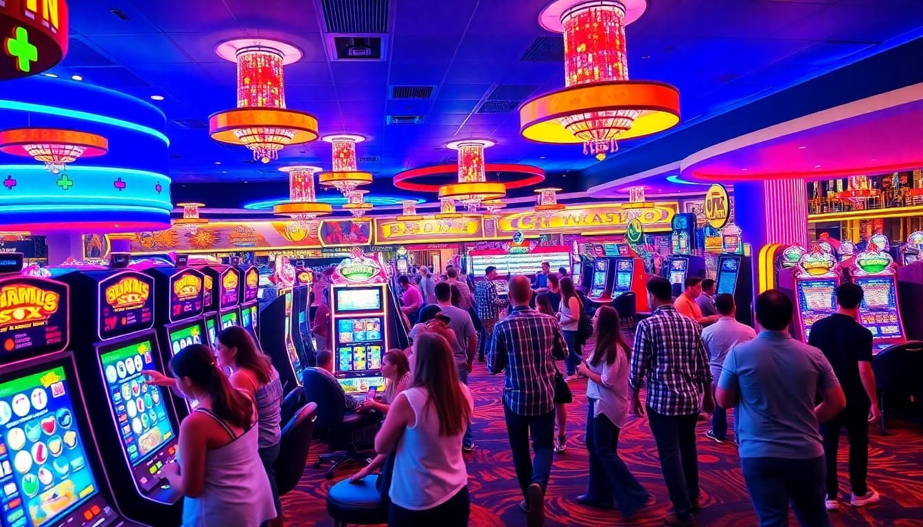 Spieler im LolaJack Germany Casino genießen aufregendes Spielvergnügen und große Gewinne.