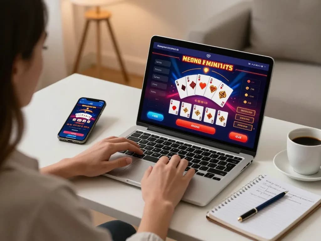 Engaging in online casino gaming at 789win2.us.com with vibrant betting graphics and cozy atmosphere.