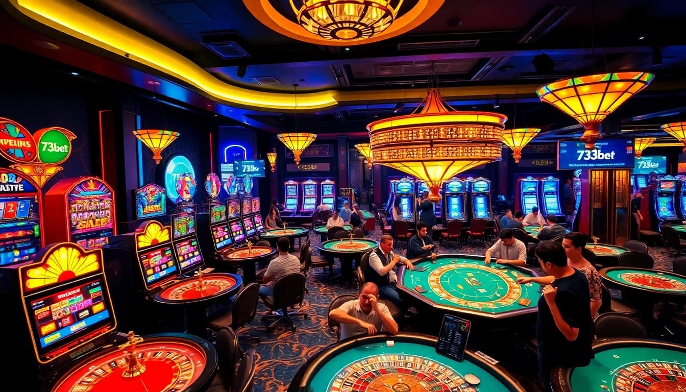 Experience the thrill of 733bet with vibrant casino games and engaging players.