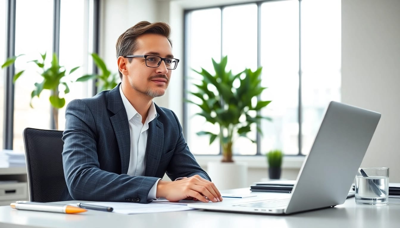 private Finanzierung Beratung mit einem Finanzberater in einem modernen Büro.