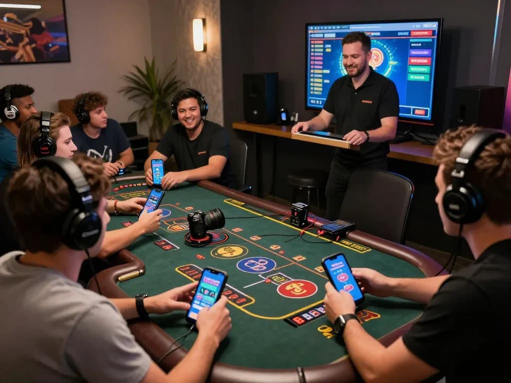 Hitclub players engaging in an immersive online casino experience with vibrant game displays and professional dealers.