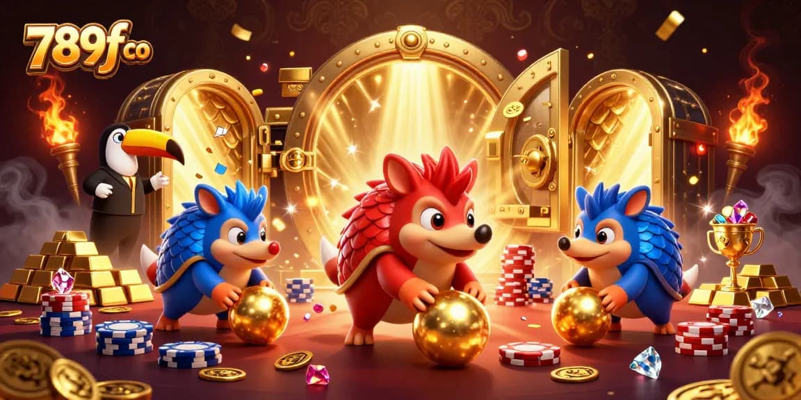 Experience the excitement of 789f co with rival pangolins bowling through poker chips and golden treasures.