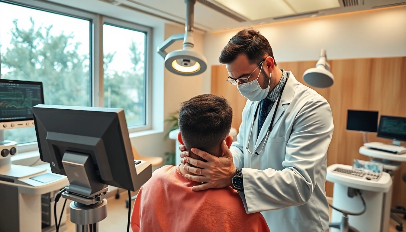 Der Prozess der Haartransplantation Türkei in einer modernen Klinik mit einem erfahrenen Arzt.