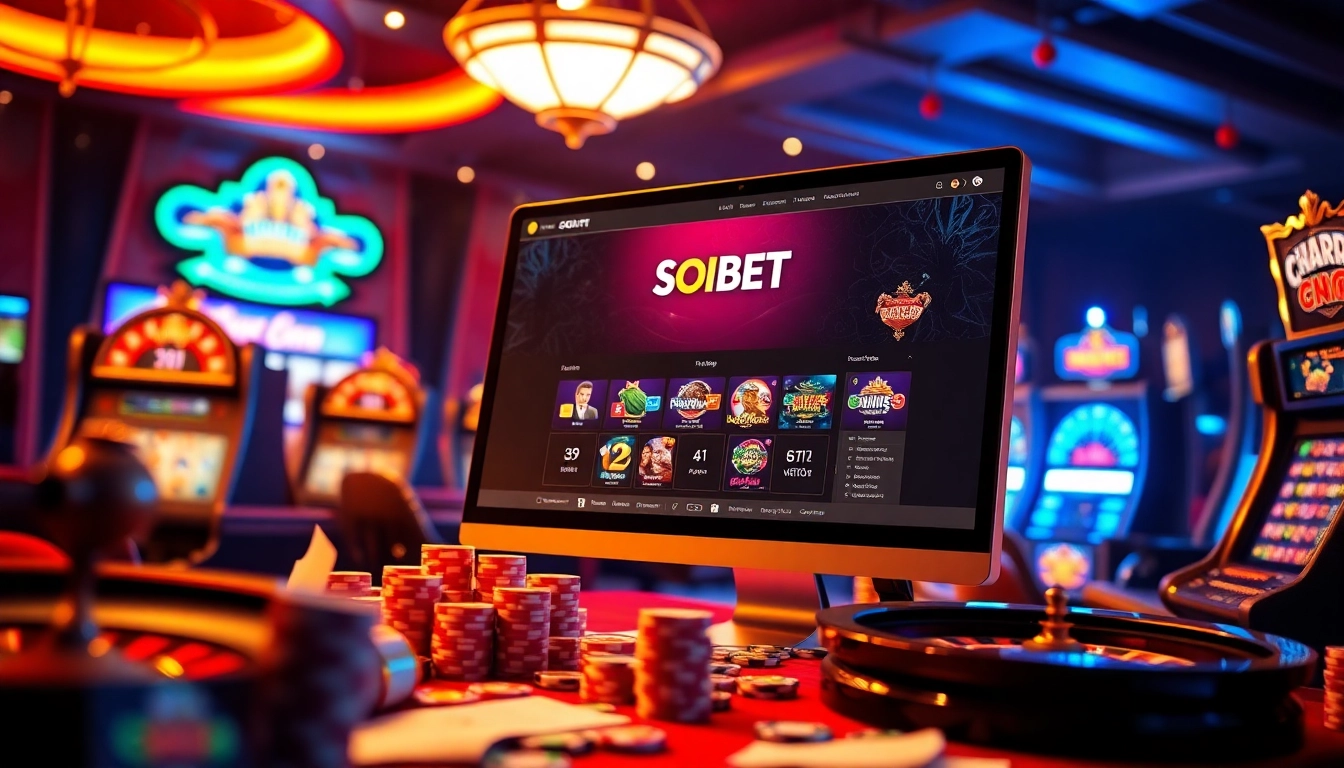 Experience thrilling online gambling at เว็บ soibet featuring vibrant casino games and betting excitement.