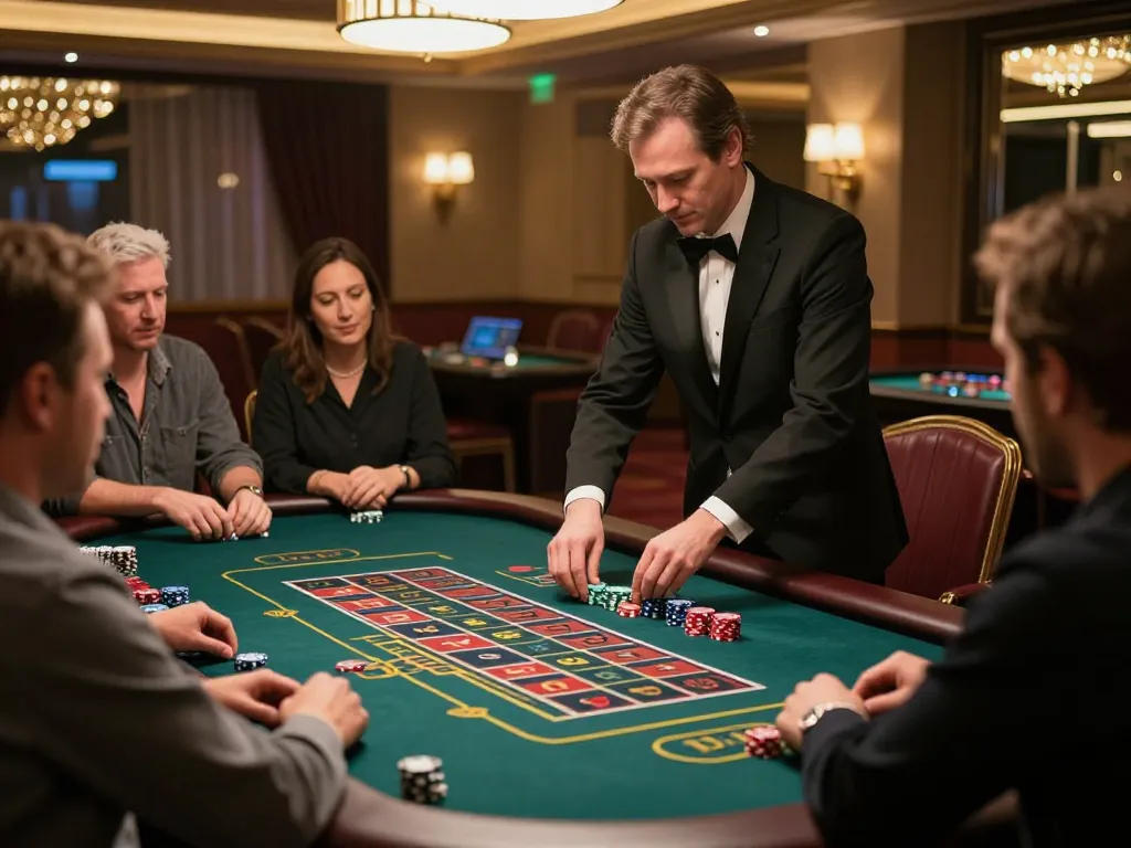 Players engaging with a roulette table at the Trang chủ GG88, highlighting exciting gameplay moments.