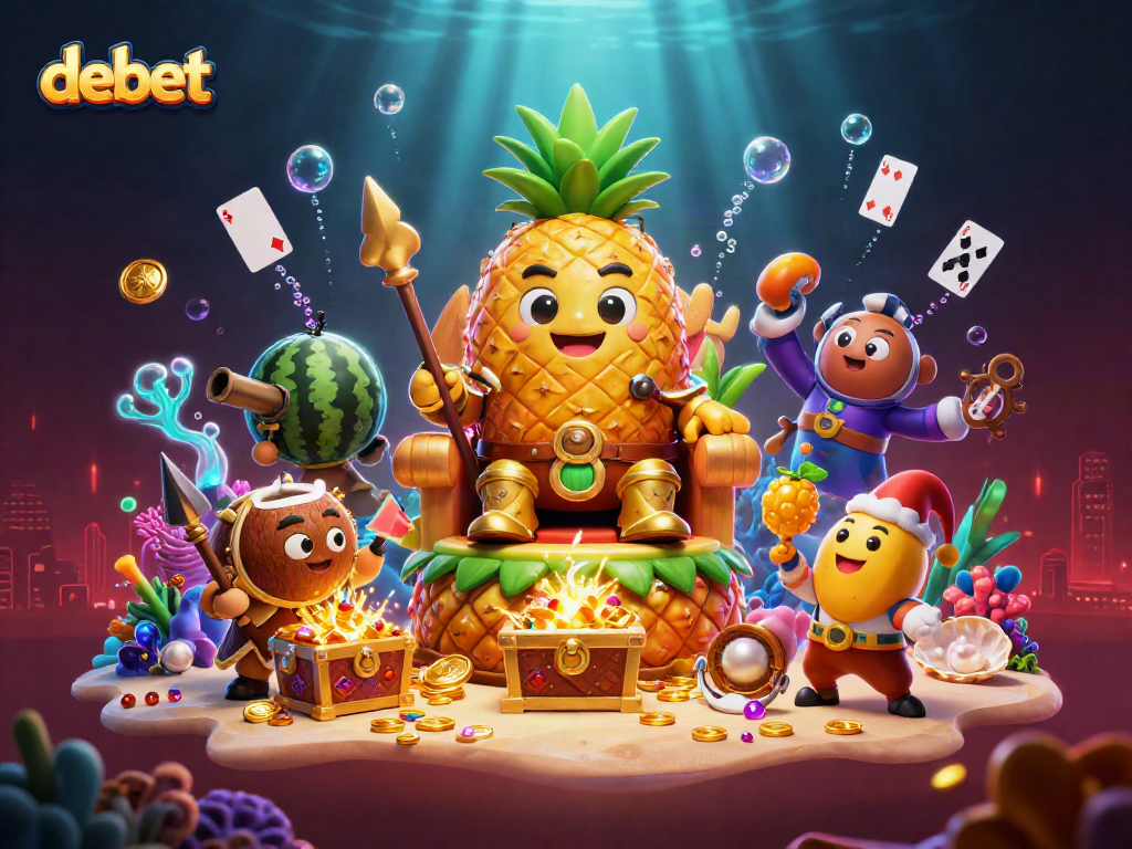 Join the debet fun with a king and his merry entourage in a vibrant online casino scene.