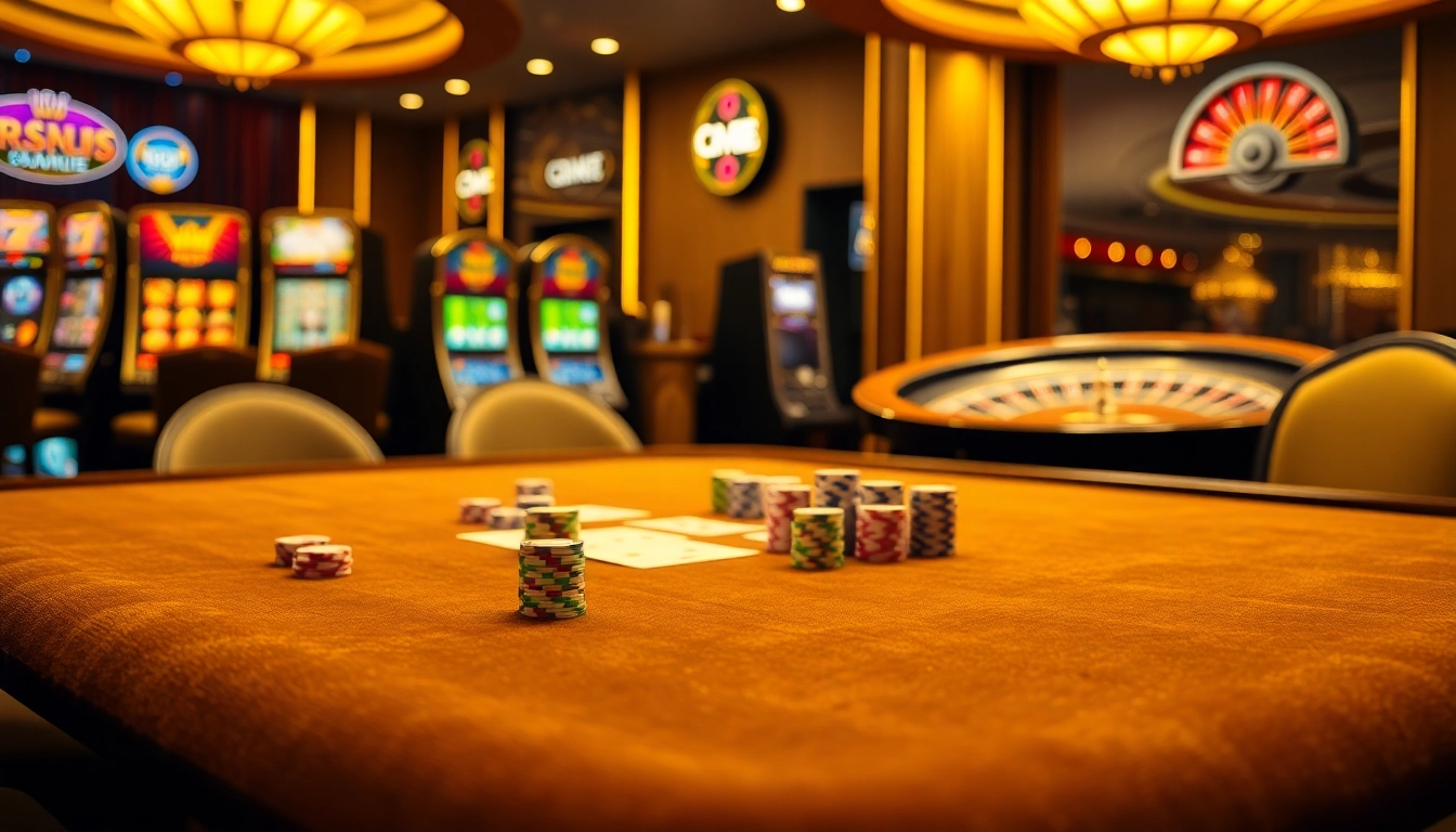 Experience the thrill of gambling at CM88 with vibrant casino elements and high-stakes action.