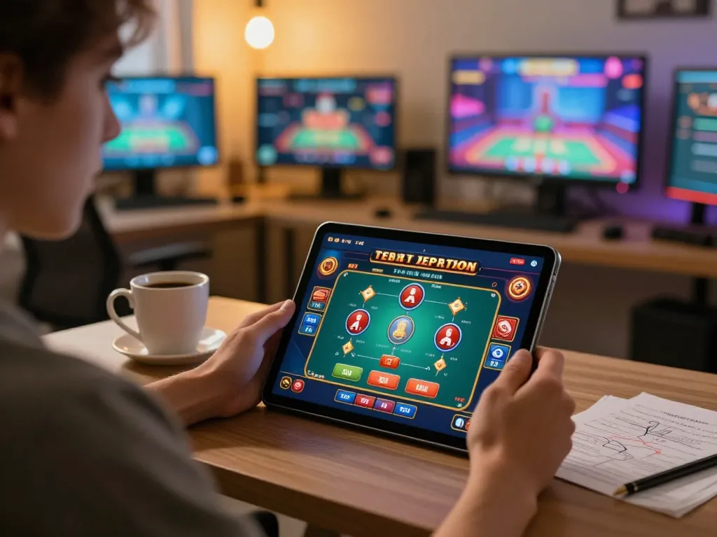 Engaging online gameplay at NK88 with user focused on strategic casino betting.