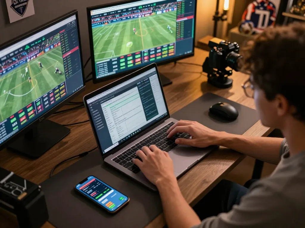 VA88 sports betting action with dynamic screens and live odds in a modern setup