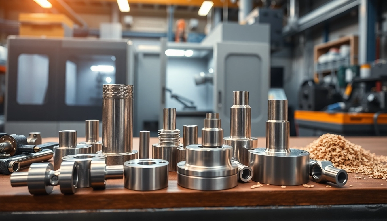 CNC drehteile von präzisen Metallbearbeitungsmaschinen verarbeitet.