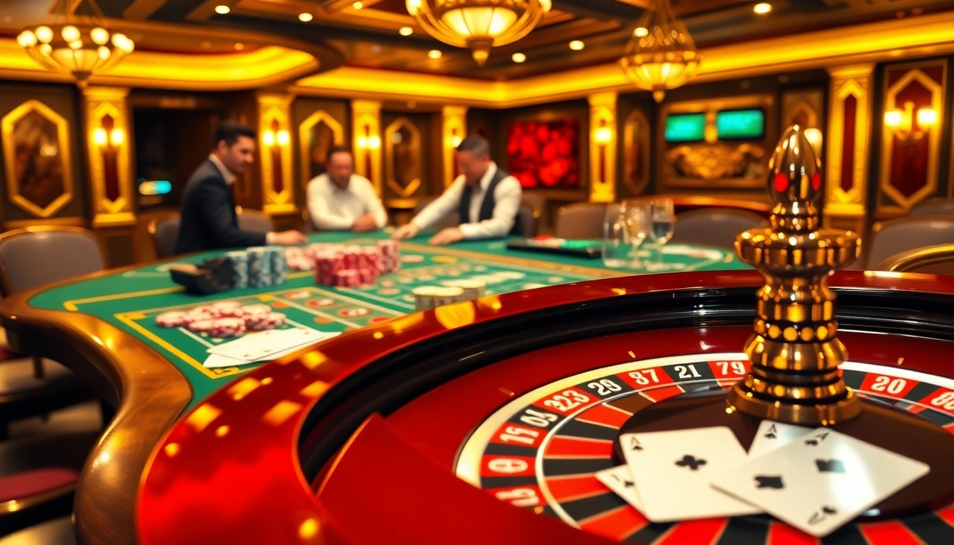 Experience the thrill of bewertungen Kaufen as players engage at an exciting roulette table in a luxurious casino scene.