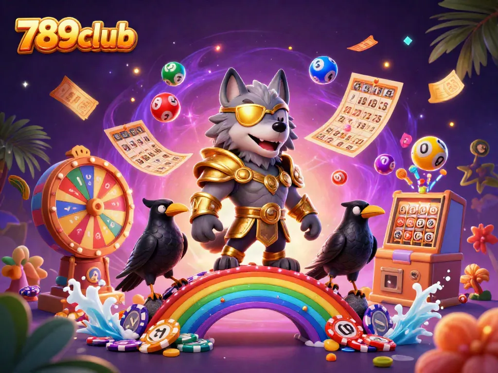 Engage in thrilling gaming at 789club with vibrant characters and dynamic casino elements.