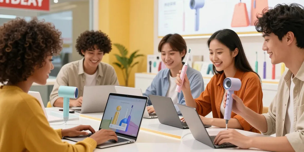 Laifen Deutschland - Junge Erwachsene erkunden innovative Produkte online während der Prime Day Rabattaktion.