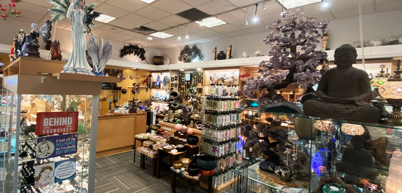 Magischer Kristall Shop – Momente voller Inspiration