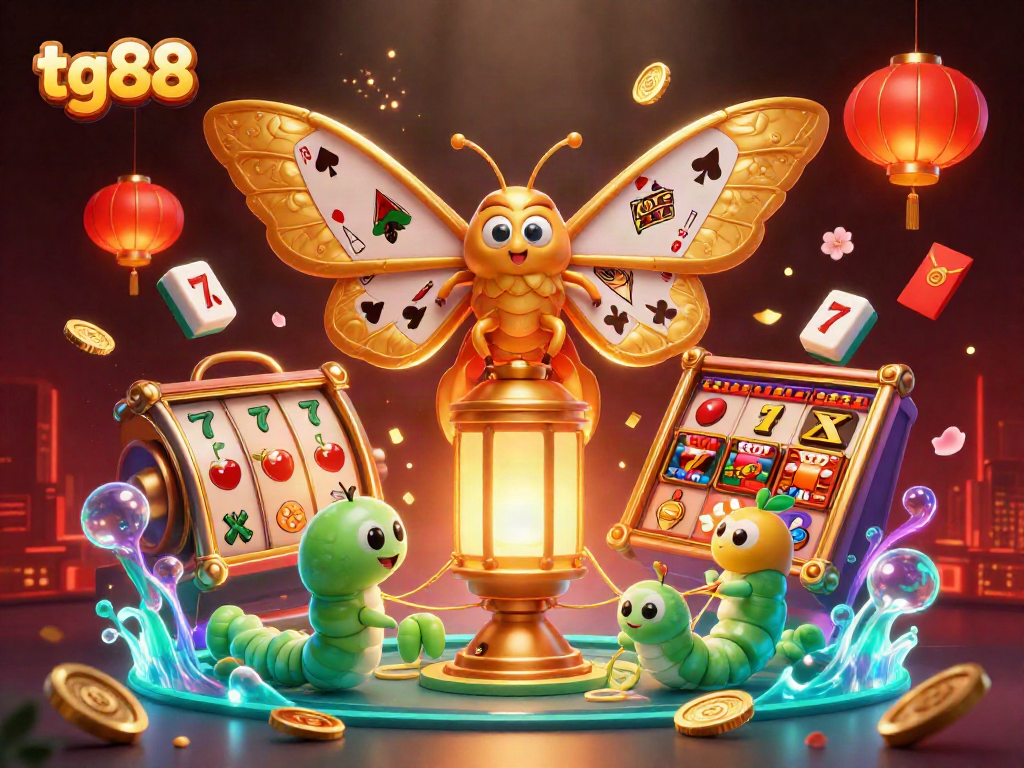 Engage with tg88 casino action featuring vibrant 3D illustrations of golden motifs and playful gaming elements