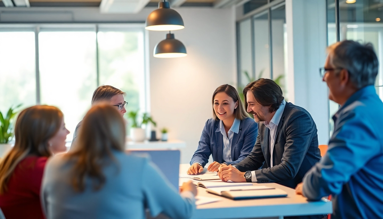 Marketing Pflegedienst: Kreative Teamarbeit für erfolgreiches Pflege-Marketing in einem modernen Büro.