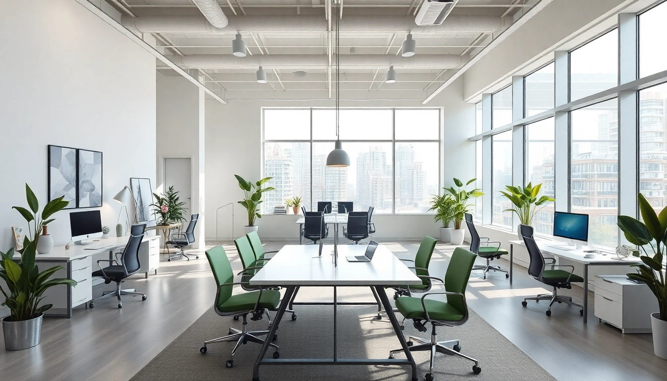 Modern workspace inspired by Haus of Design, showcasing creativity and tranquility.