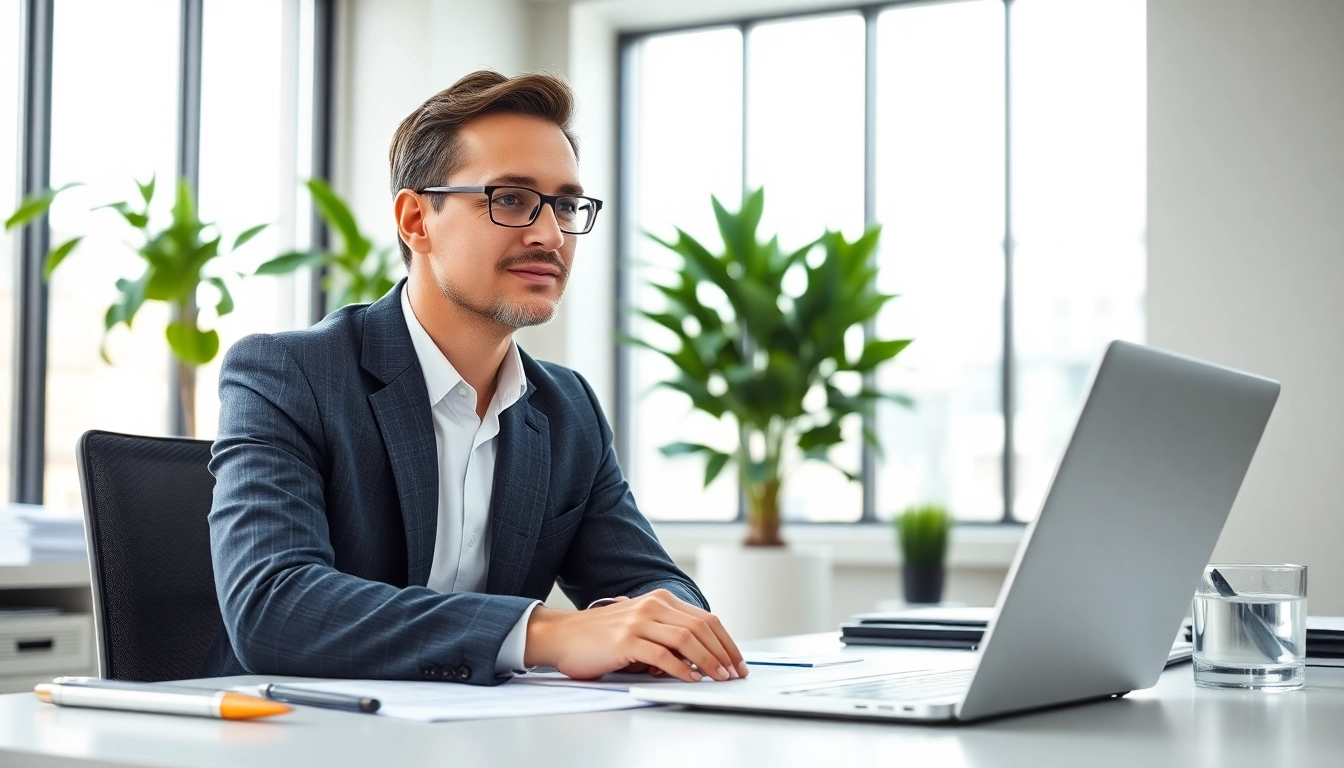 private Finanzierung Beratung mit einem Finanzberater in einem modernen Büro.