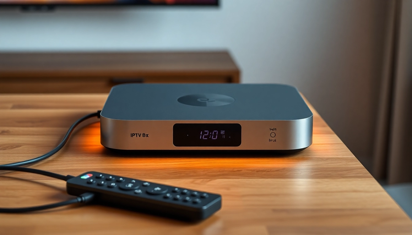 Discover the innovative IPTV Anbieter featuring a sleek design, ideal for seamless digital viewing experiences.