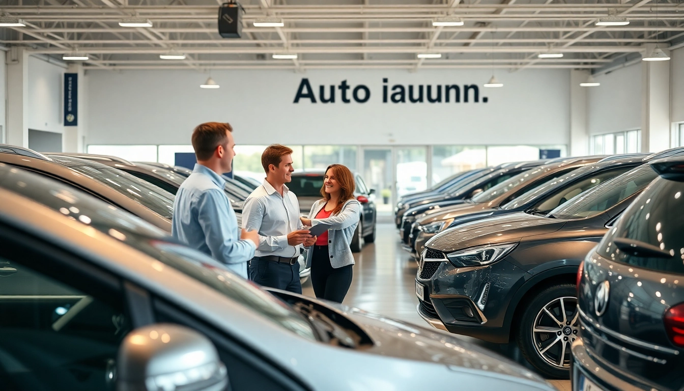 Auto kaufen in einem einladenden Autohaus mit freundlichem Personal und Fahrzeugauswahl.