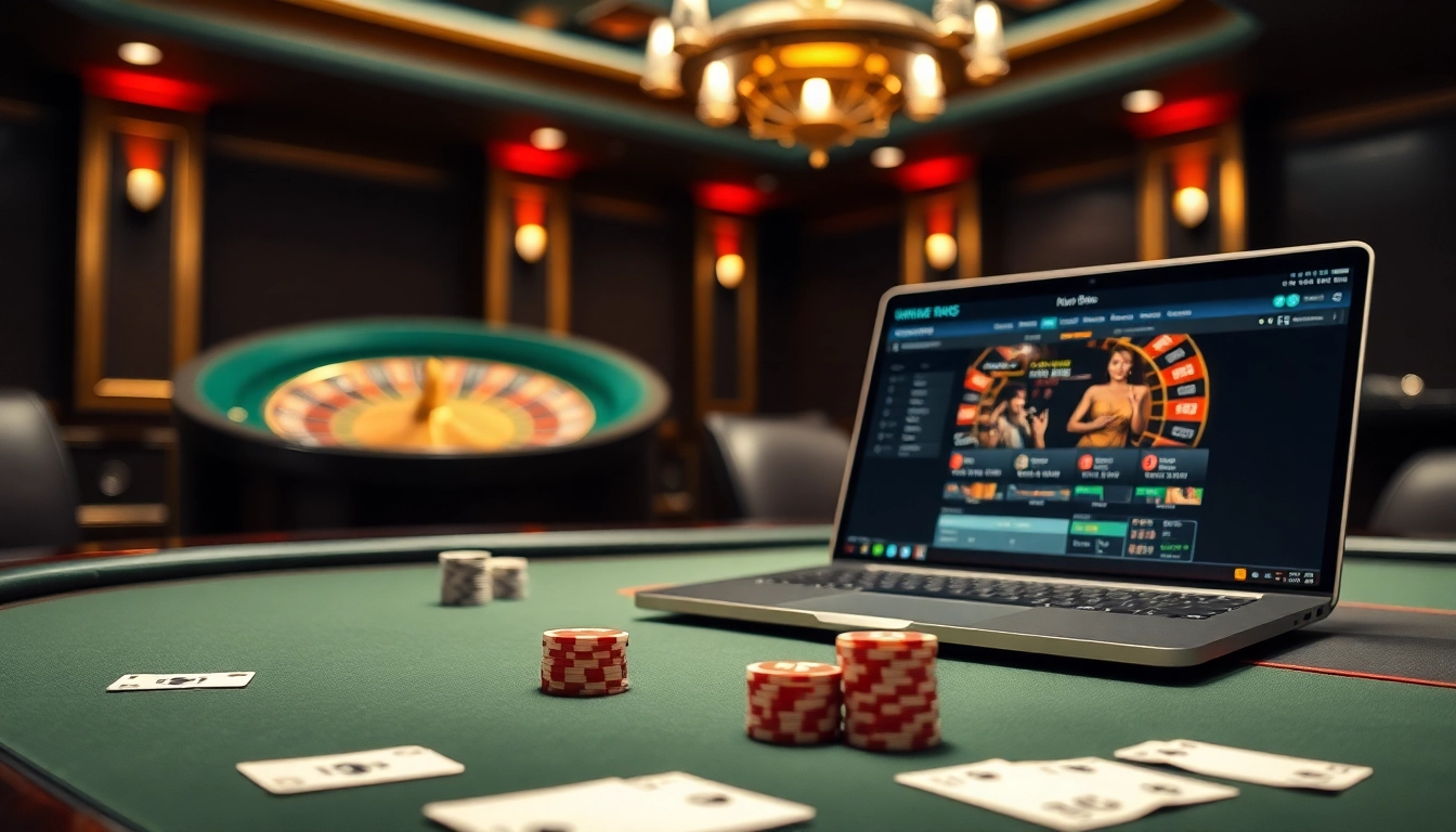 Engage in gambling excitement at https://xx88.directory with luxurious casino visuals of poker and roulette.