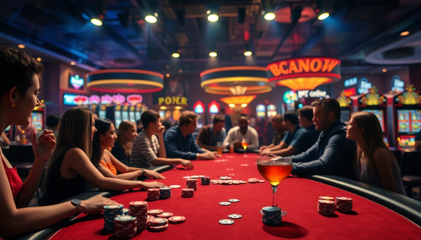 Erleben Sie den pflegedienst bornheim in einem pulsierenden Casino-Umfeld mit Spielern und Glücksspiel.