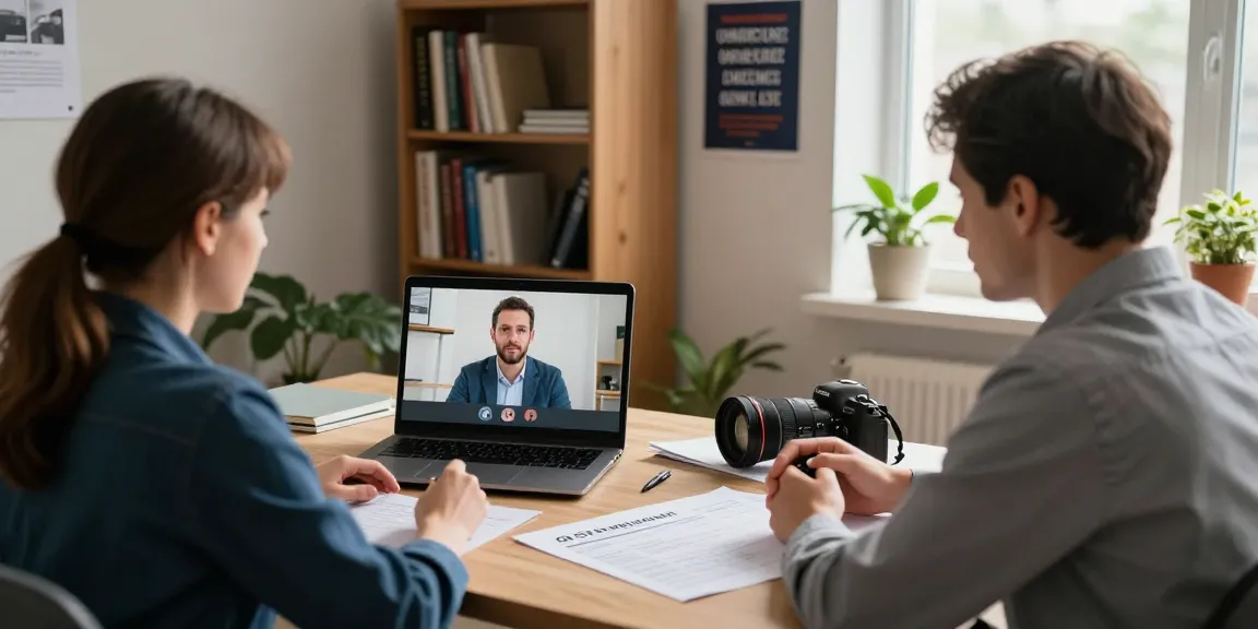 Fesselnde MPU Vorbereitung Online-Sitzung mit einem Verkehrpsychologen und Klienten, die personalisierte Strategien besprechen.