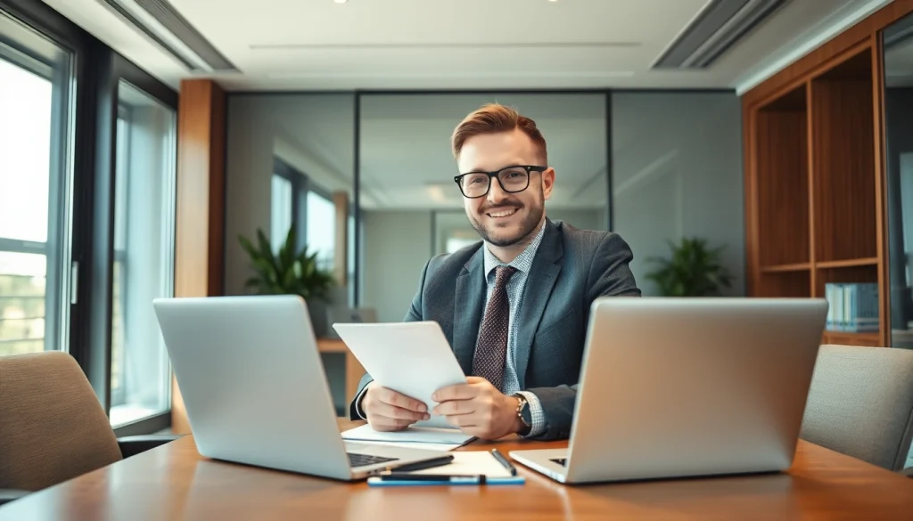 Headhunter Kiel im modernen Büro, professionell und einladend gestaltet.