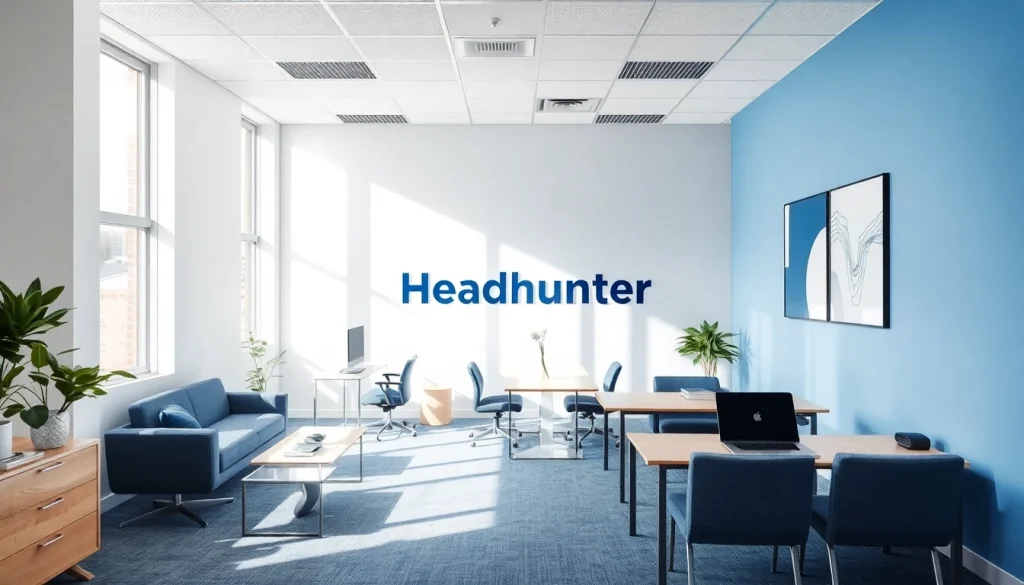 Professioneller Standort Headhunter Hannover mit modernem Design und produktiver Atmosphäre.