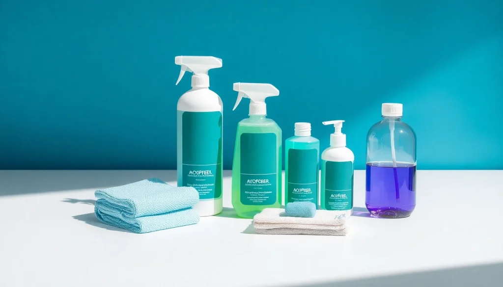 Effizientes Autopflege Set mit hochwertigen Reinigungsmitteln und Werkzeugen für glänzende Fahrzeuge.