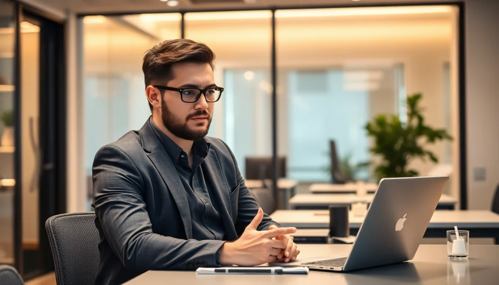 Headhunter Gastronomie trifft Kandidaten in einem modernen Büro für Karriere-Chancen.