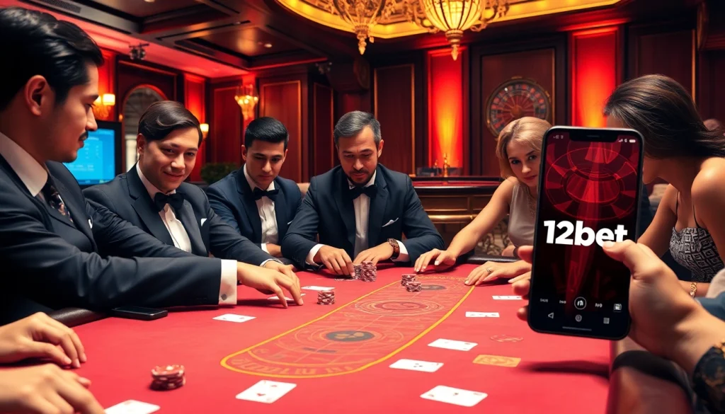 Engage with thrilling gameplay at a luxurious casino featuring link 12bet for online betting.