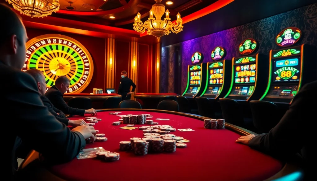 Experience the thrill of high-stakes gambling with link 88i at a stunning casino.