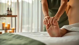 Erleben Sie fuß erotik in berlin mit einer professionellen Fußmassage in einem entspannenden Studio.