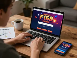 Effortlessly login to F168 while enjoying online gaming in a cozy home setup with betting strategies at hand.