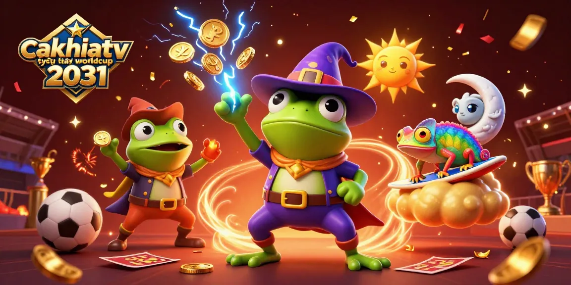 Watch cakhiatv trực tiếp worldcup 2031 in action with vibrant 3D characters and exciting sports elements.